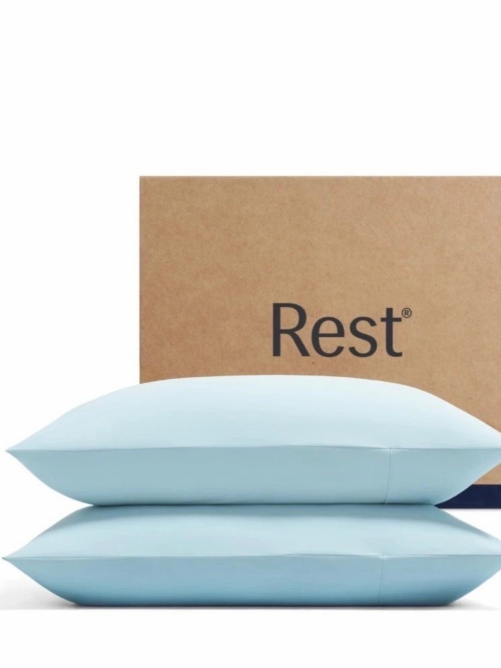Rest Evercool+ Cooling Pillowcases Blue & Brown